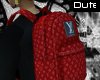 'D' Red lv backpack