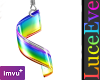 Rainbow Ribbon Earrings
