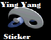 Ying Yang sticker