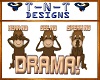 No Drama Monkeys 3d