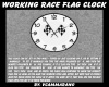 ANIM RACE FLAG CLOCK