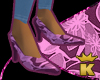 {K} Pink Flor Pumps