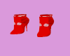 {B} Red Rose Heels - F