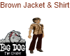 [BD] Brown Jacket&Shirt