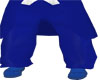 Blue Baggy Dress Pants