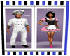 couples chef & waitress