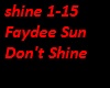 Faydee Sun Don't Shine