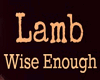 Lamb Wise Enough 432hz