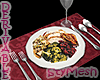 Plate with Mappable Food
