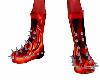 Red Phoenix Spike Boots