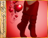 I~♥ Knit Socks*Red