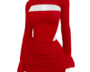 RW* Knitted Dress Red