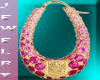 LV Pink and Gold hoops