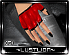 (L)Gloves: Red