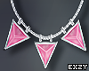 Necklace Silver/Pink