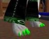 Neon Green Clawed Feet