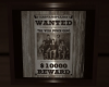 Western wanted sign