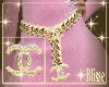 ♡ Cc Gold belly chain