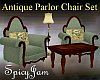 Antq ParlorChair Set LtG