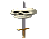 rotating skull and sword