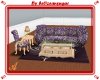 anns purple sofa set