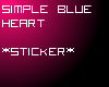 [D] Simple Blue Heart