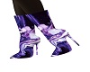 Purple Marble Ankle Boot