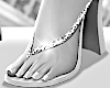 ☾ White Sandals