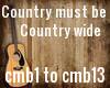Country must be country