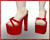 CL*strappy red suede