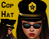 Cop Hat W Glasses