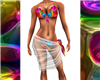 Colorful Bikini & Wrap
