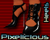 PIX laced Heels BLACK