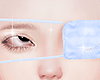 Cute blue eyepatch