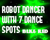 BLK AND RED ROBOT DANCER