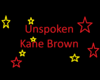 unspoken Kane Brown