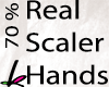 Hands Scaler Real 70% -M