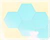 ❥ Hexagon Blue