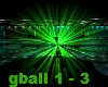 green disco ball light