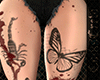 CC. Legs Tattoo Blood 1