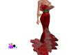 Roses silk salsa gown