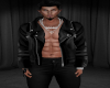 S~ Open Leather Jacket