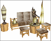 Patio Furniture w Lamps