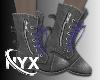 ! GREY BLUE BOOTS
