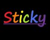 (SN) Sticky name sticker