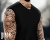 Tatted Tank Black
