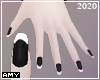 ! Black gothic nails