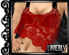 [Lo] lace red top