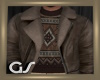 GS Suede Jacket Sweater