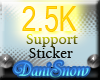 {DSD}2.5K SupportSticker
